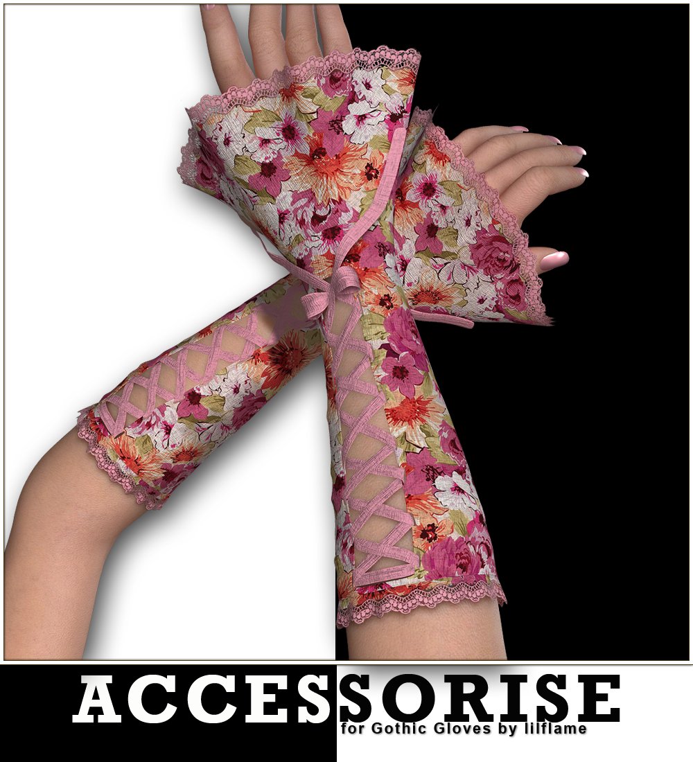 Accessorize 01: Gothic Gloves by N/A