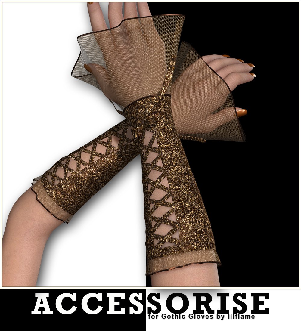 Accessorize 01: Gothic Gloves by N/A
