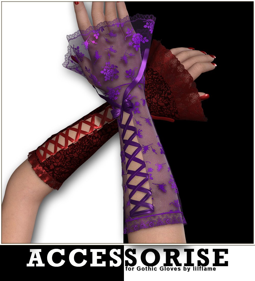 Accessorize 01: Gothic Gloves by N/A