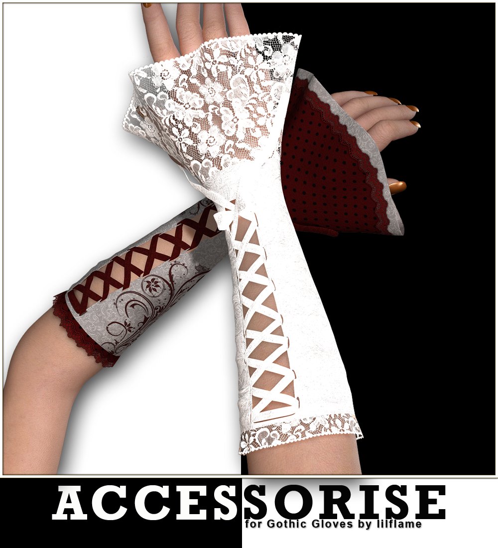 Accessorize 01: Gothic Gloves by N/A