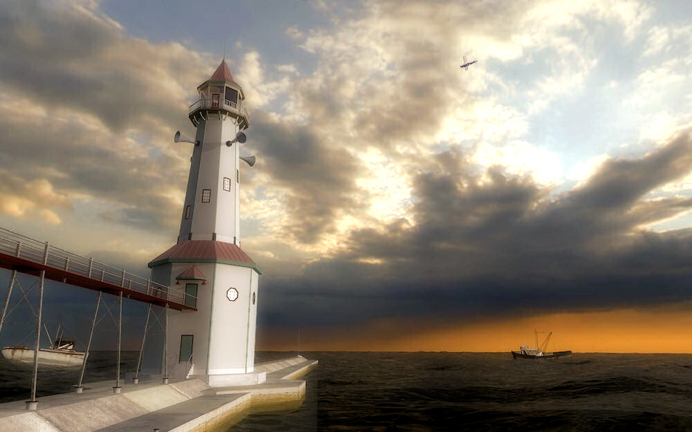 Movie Sets, Ocean Front by N/A