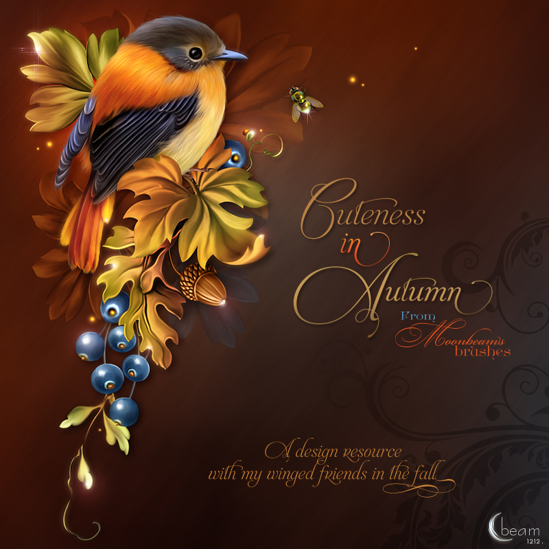 Moonbeam's Cuteness in Autumn by N/A