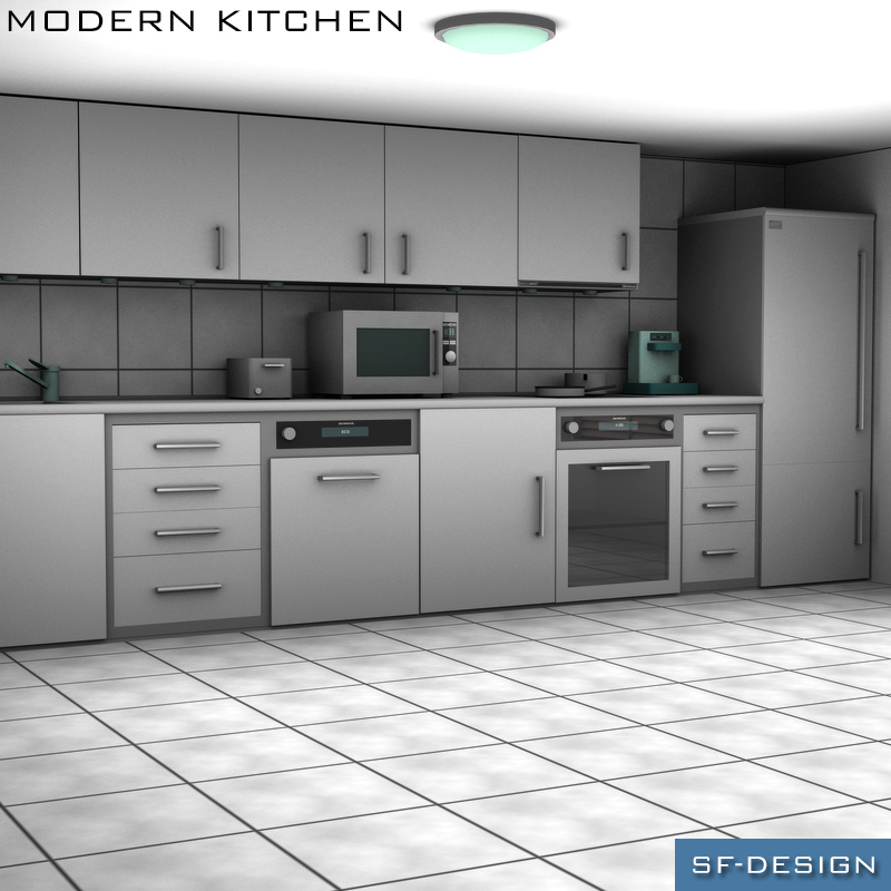 Modern Kitchen by N/A