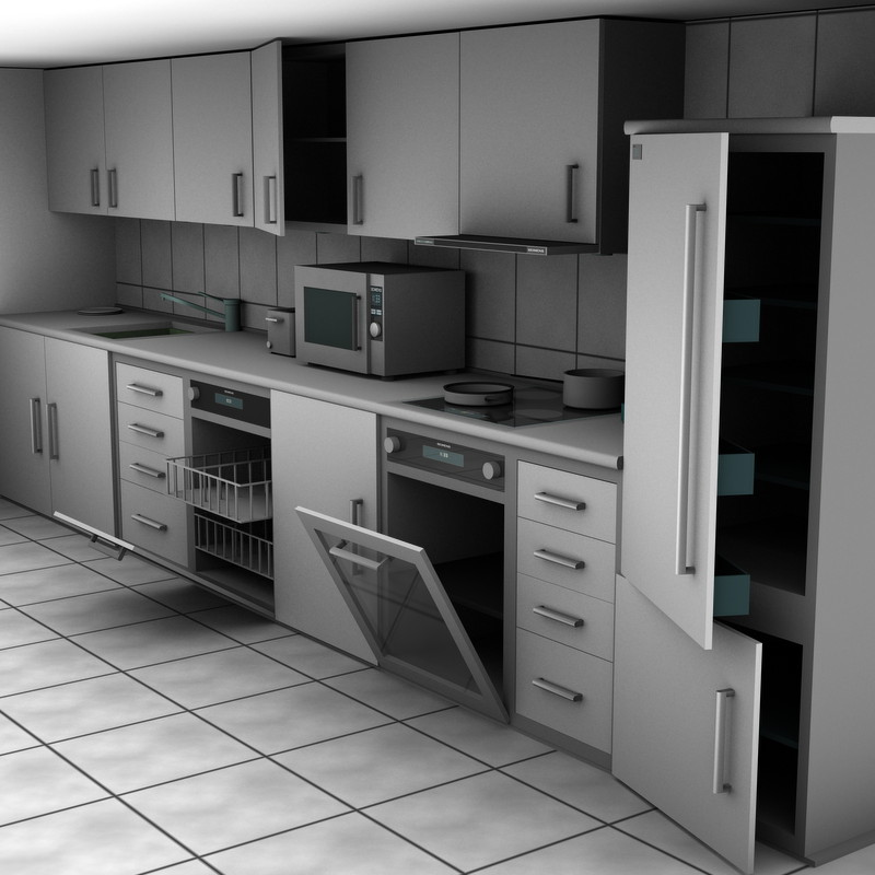 Modern Kitchen by N/A