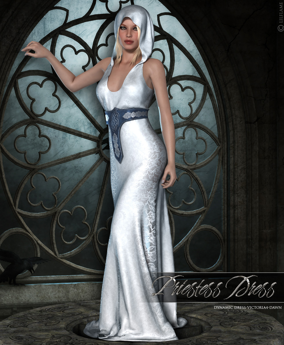 Dynamic Priestess Dress V4/Dawn by N/A