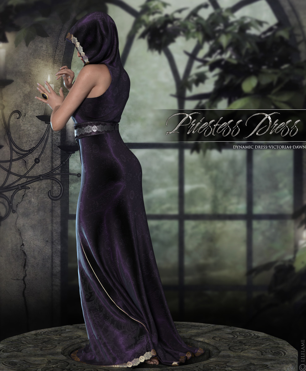 Dynamic Priestess Dress V4/Dawn by N/A