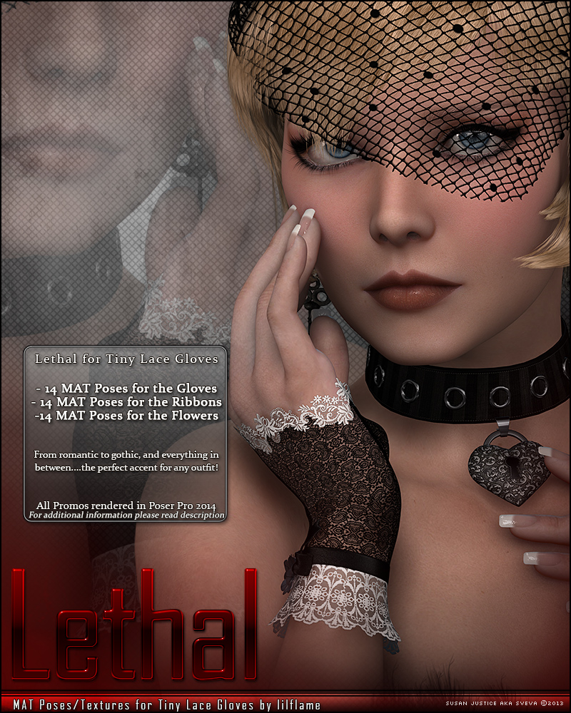 Lethal for Tiny Lace Gloves by N/A