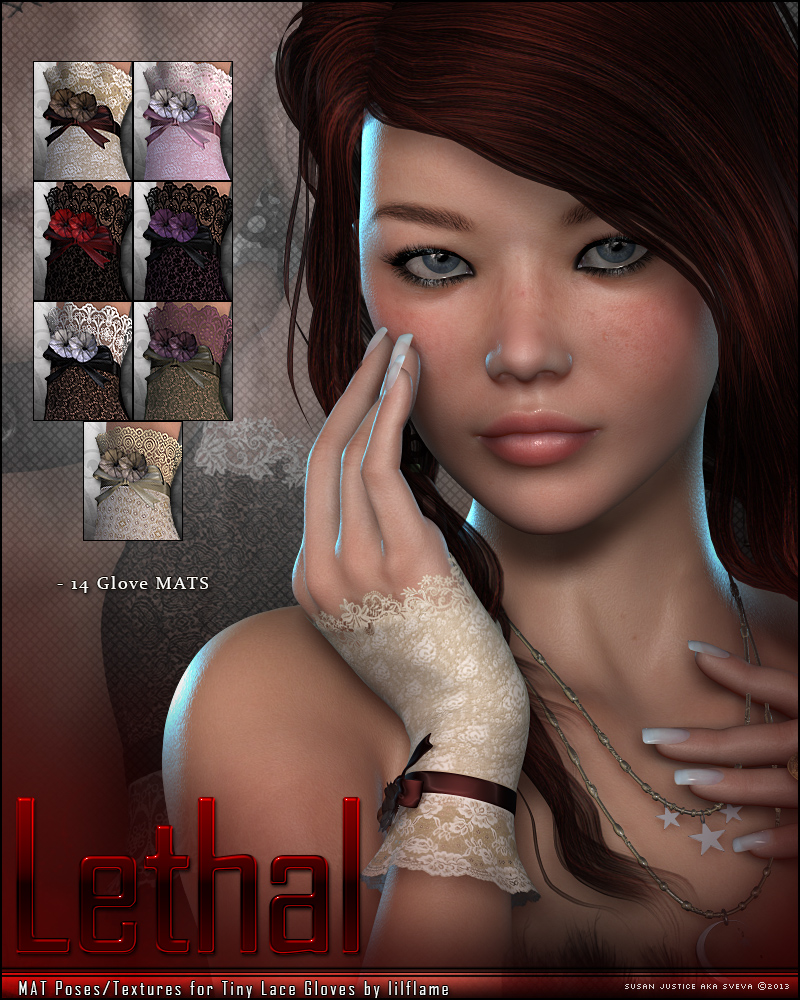 Lethal for Tiny Lace Gloves by N/A