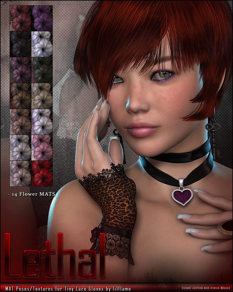 Lethal for Tiny Lace Gloves by N/A