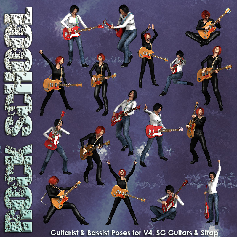 Rock School V4 SG Poses by N/A