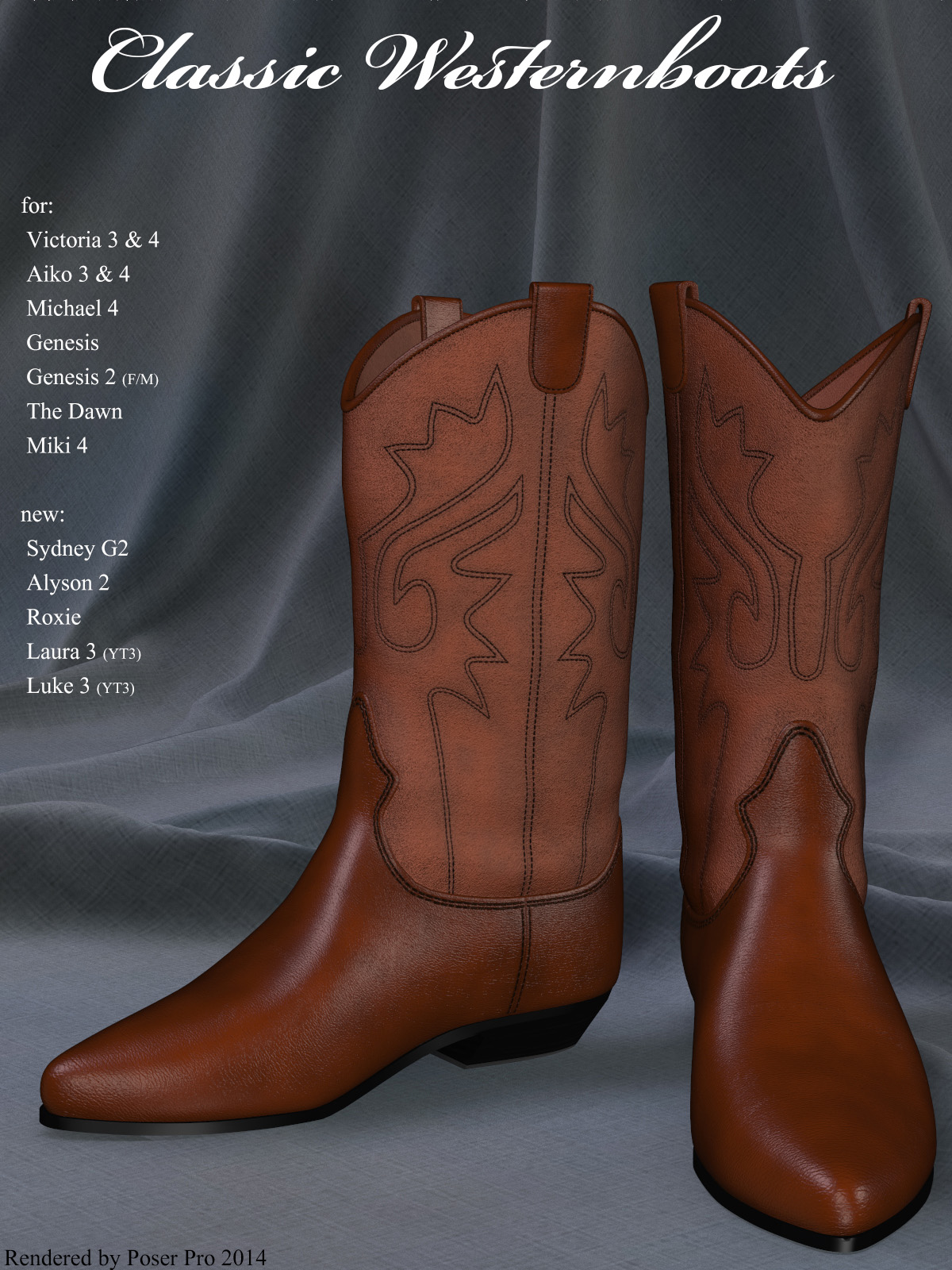 Mysthero's Classic Westernboots by N/A