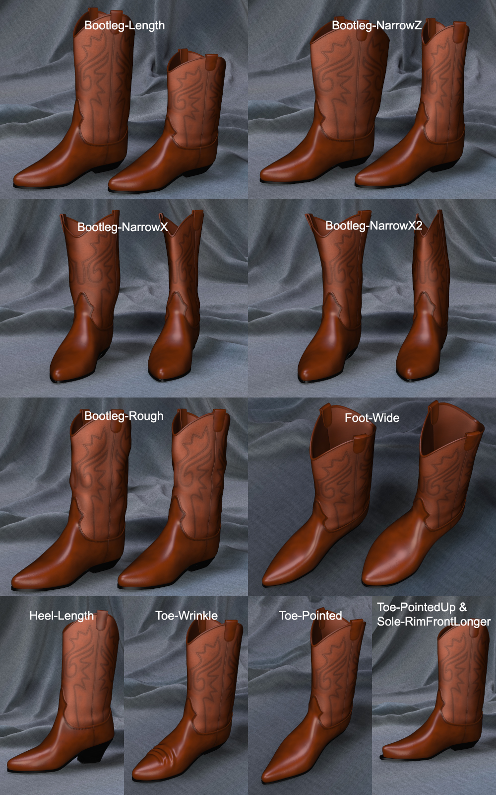 Mysthero's Classic Westernboots by N/A