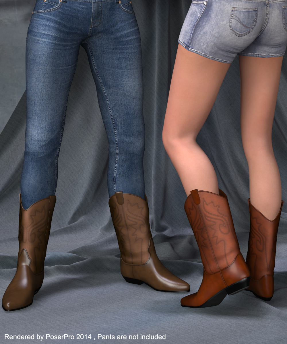 Mysthero's Classic Westernboots by N/A