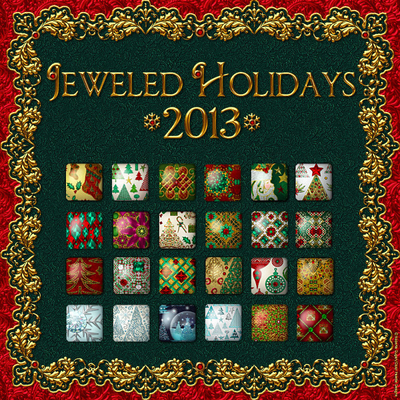 Jeweled Holidays 2013 Layer Styles by N/A