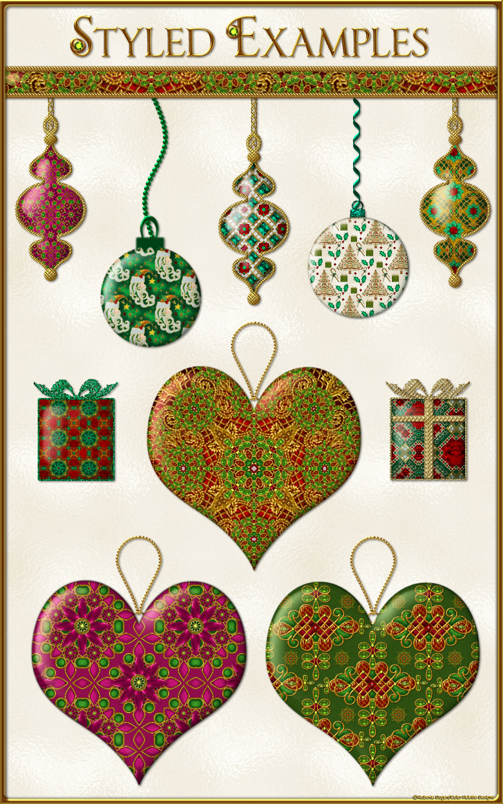 Jeweled Holidays 2013 Layer Styles by N/A