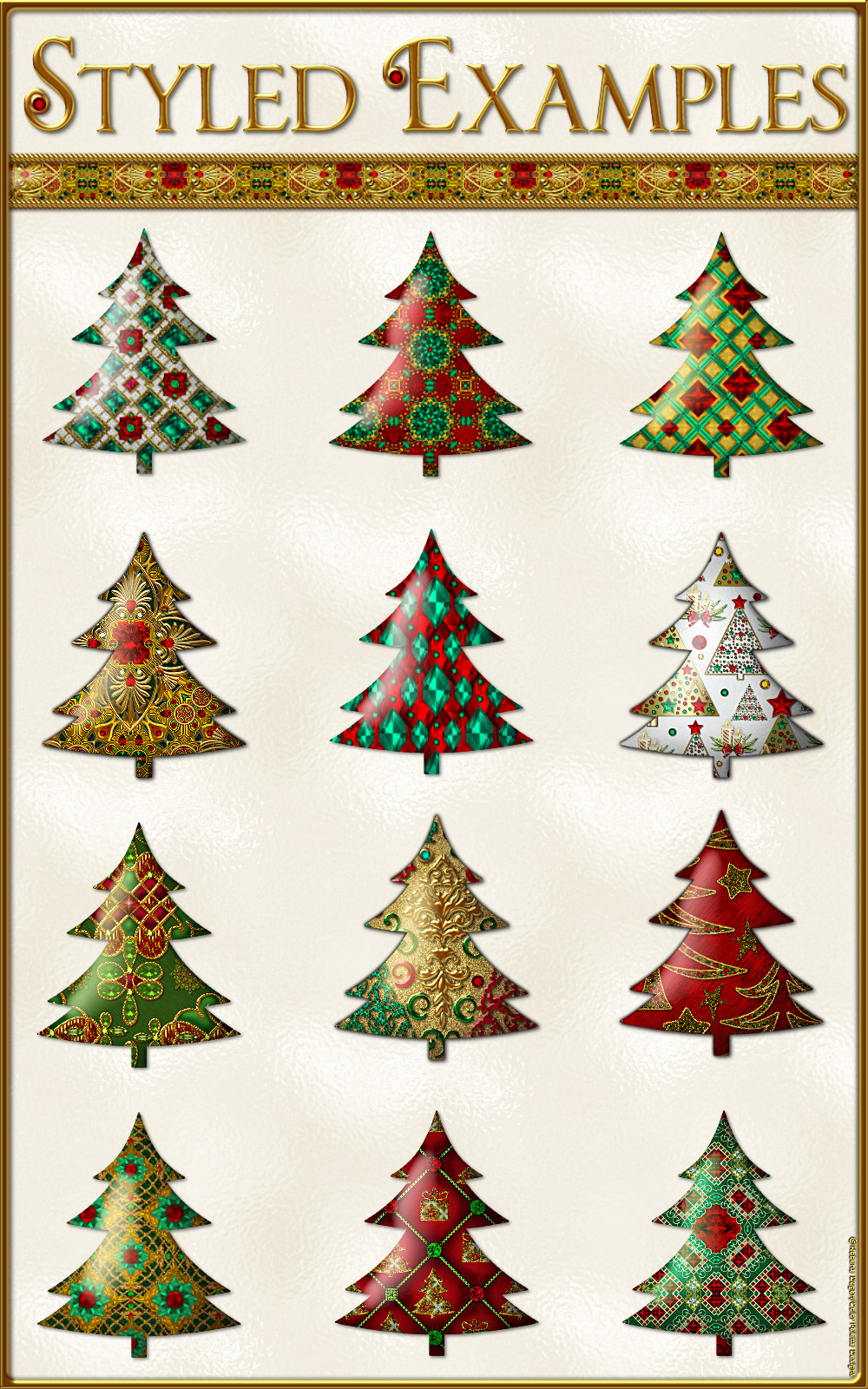 Jeweled Holidays 2013 Layer Styles by N/A