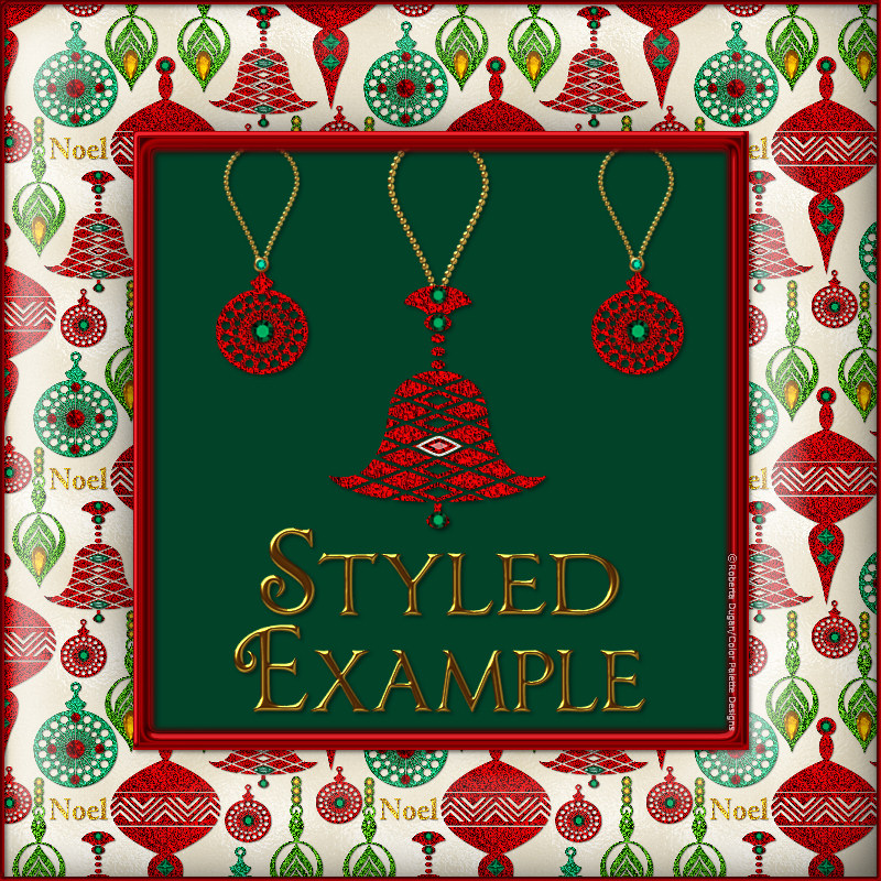 Jeweled Holidays 2013 Layer Styles by N/A