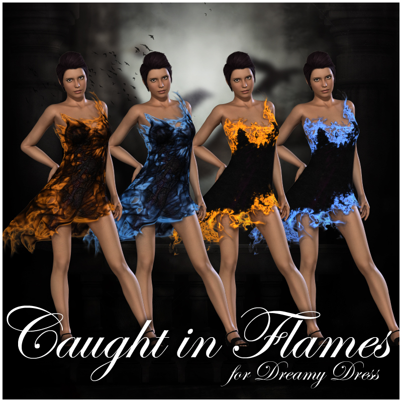 Caught in Flames for Dreamy Dress by N/A
