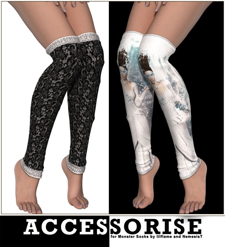 Accessorize 02: Monster Socks by N/A
