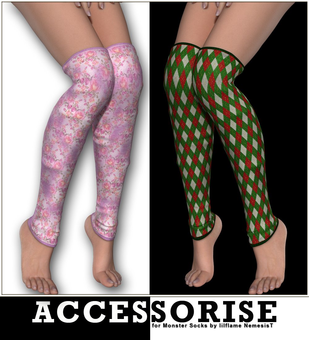 Accessorize 02: Monster Socks by N/A