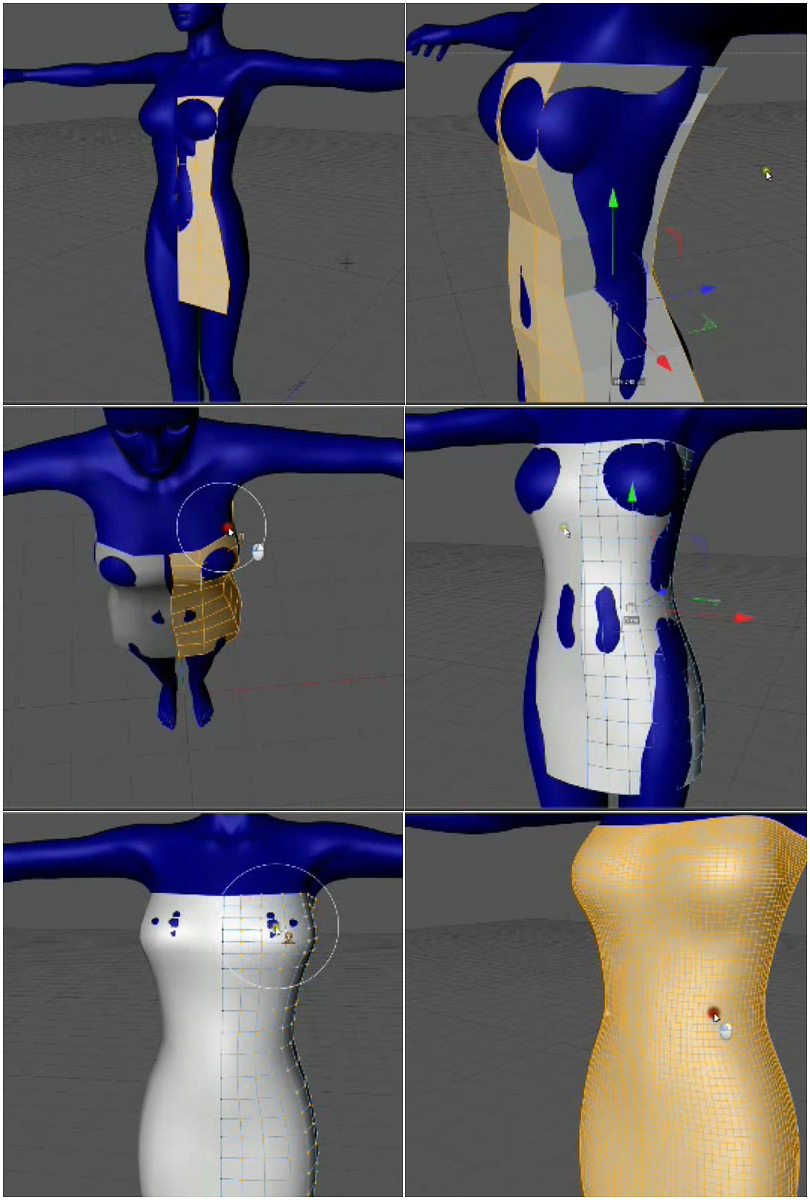 Modeling a Simple Tube Dress Volume 1 by N/A