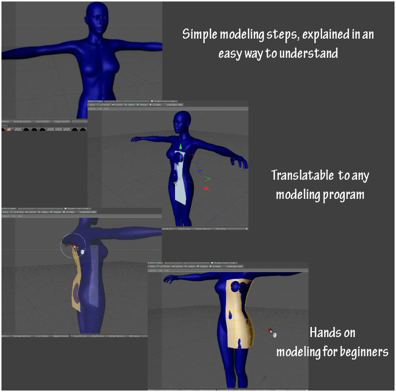 Modeling a Simple Tube Dress Volume 1 by N/A