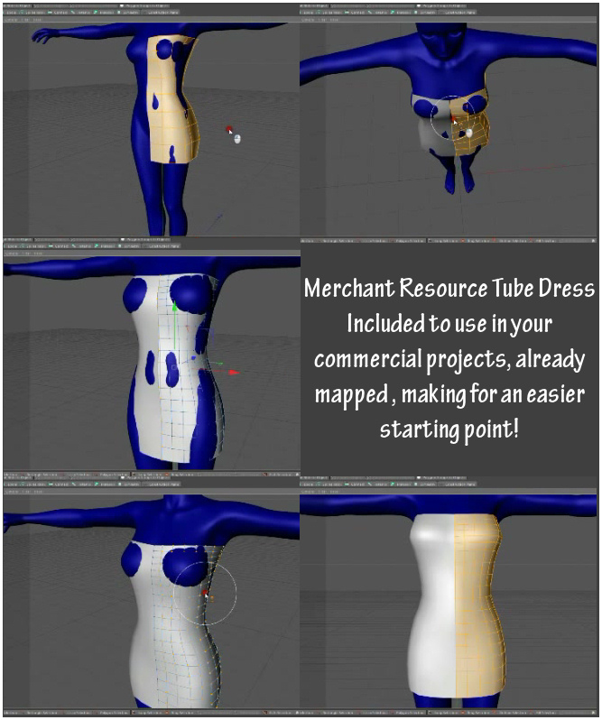 Modeling a Simple Tube Dress Volume 1 by N/A