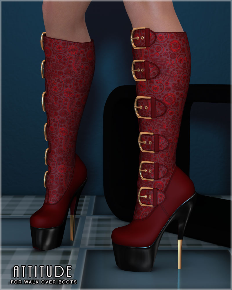 Attitude for Walk Over Boots by N/A