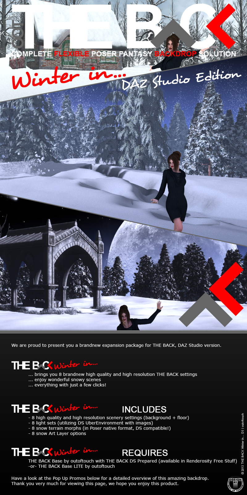 Winter in THE BACK - DAZ Studio by N/A