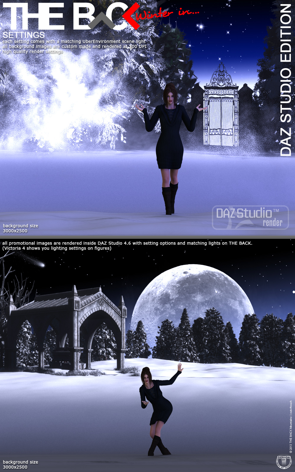 Winter in THE BACK - DAZ Studio by N/A