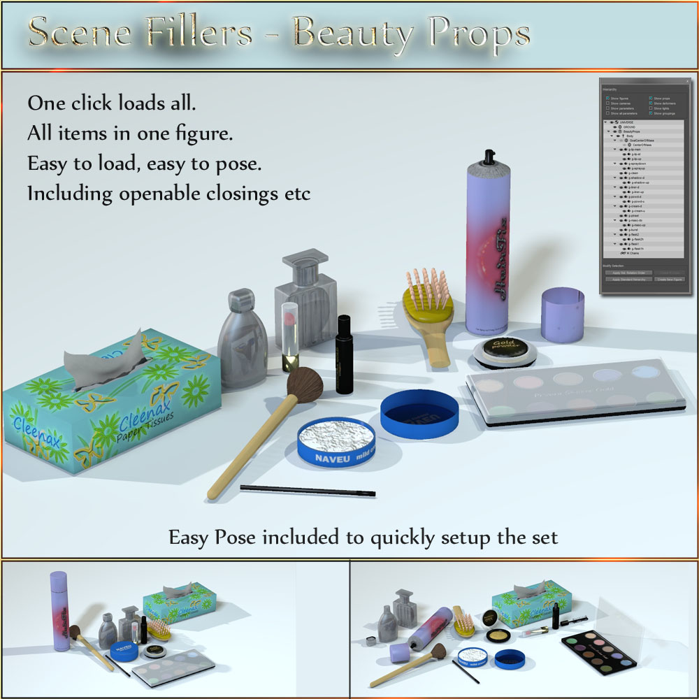 Scene Fillers - Beauty Props by N/A