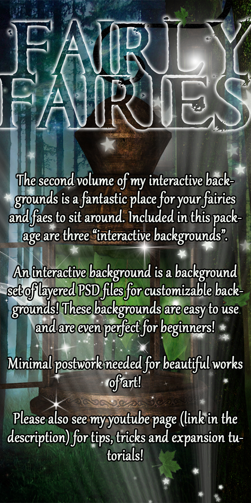 Interactive Backgrounds: Vol2 -  Fairly Fairies by N/A
