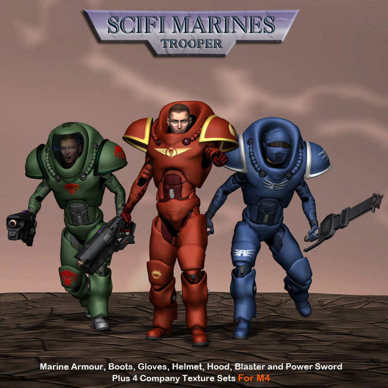 Scifi Marine Trooper M4 by N/A