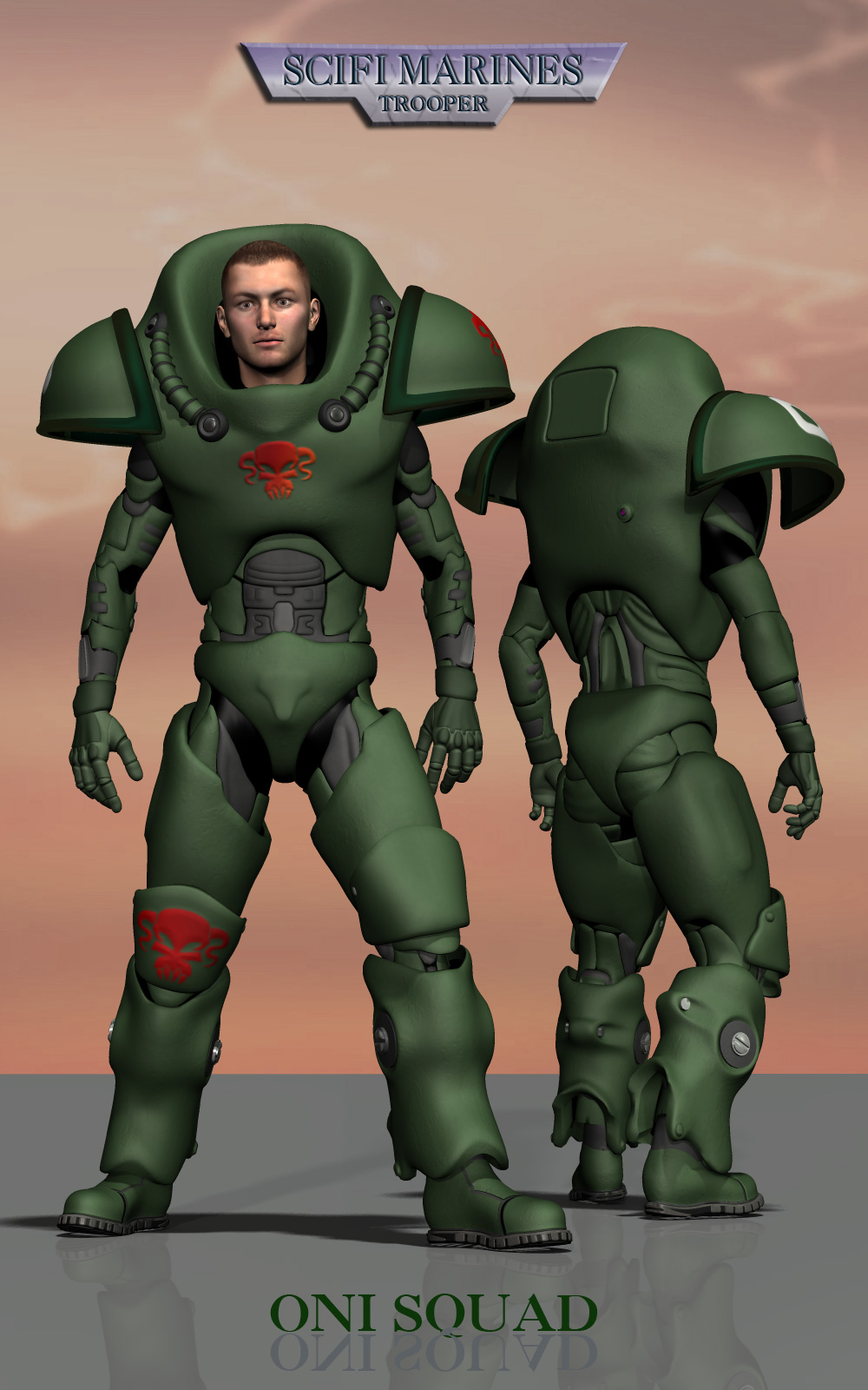 Scifi Marine Trooper M4 by N/A