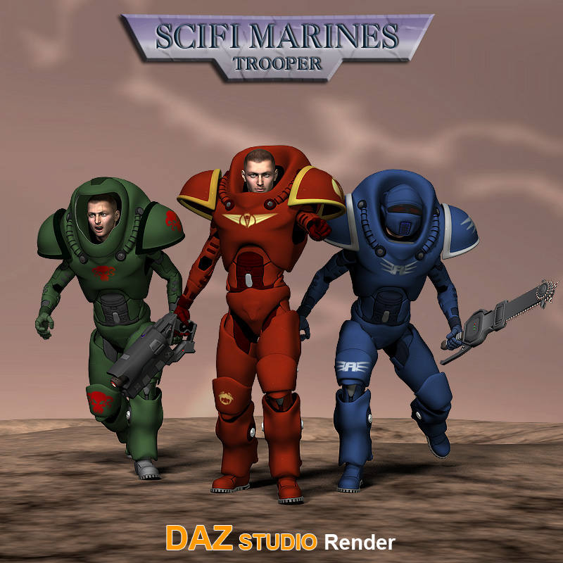 Scifi Marine Trooper M4 by N/A
