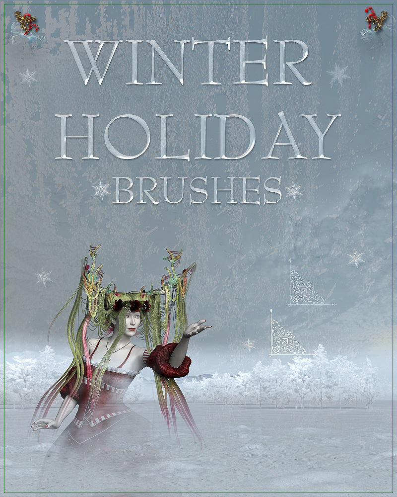 doarte's WINTER HOLIDAYS Brushes by N/A