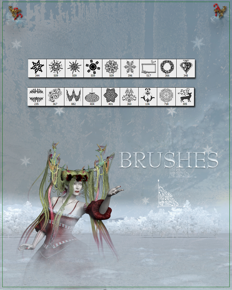 doarte's WINTER HOLIDAYS Brushes by N/A