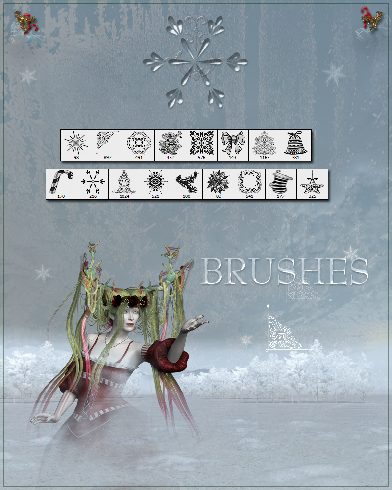 doarte's WINTER HOLIDAYS Brushes by N/A