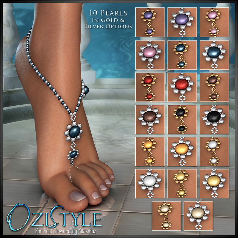 OziStyle: Foot Jewels by N/A