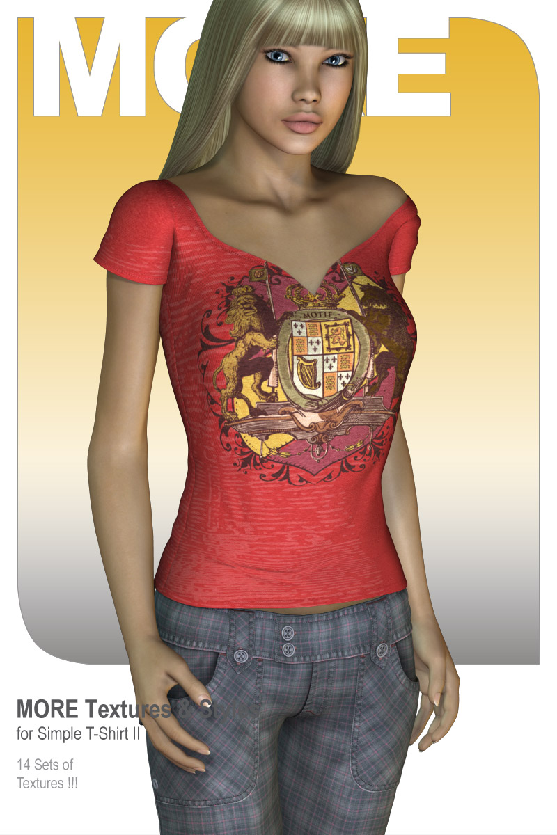 MORE Textures & Styles for Simple T-Shirt II by N/A