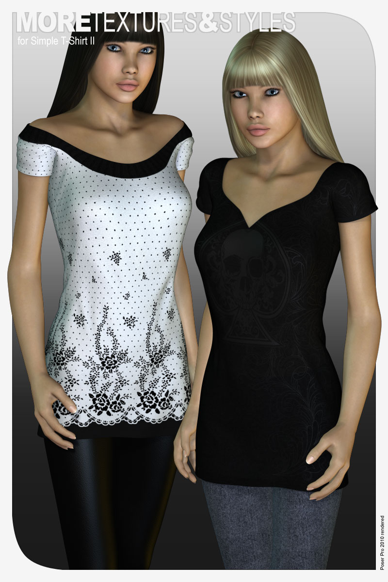 MORE Textures & Styles for Simple T-Shirt II by N/A