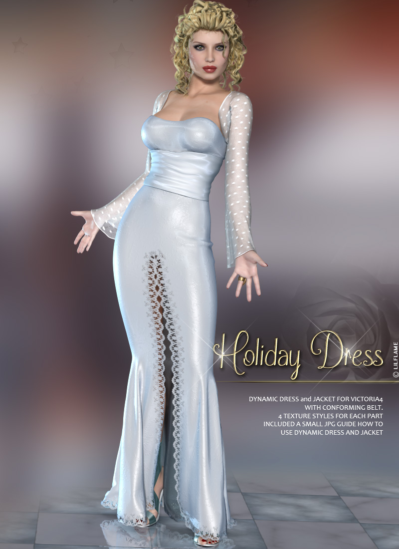 Dynamic Holiday Dress by N/A