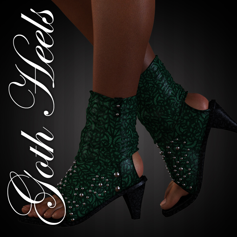 Baby Goth Heels by N/A