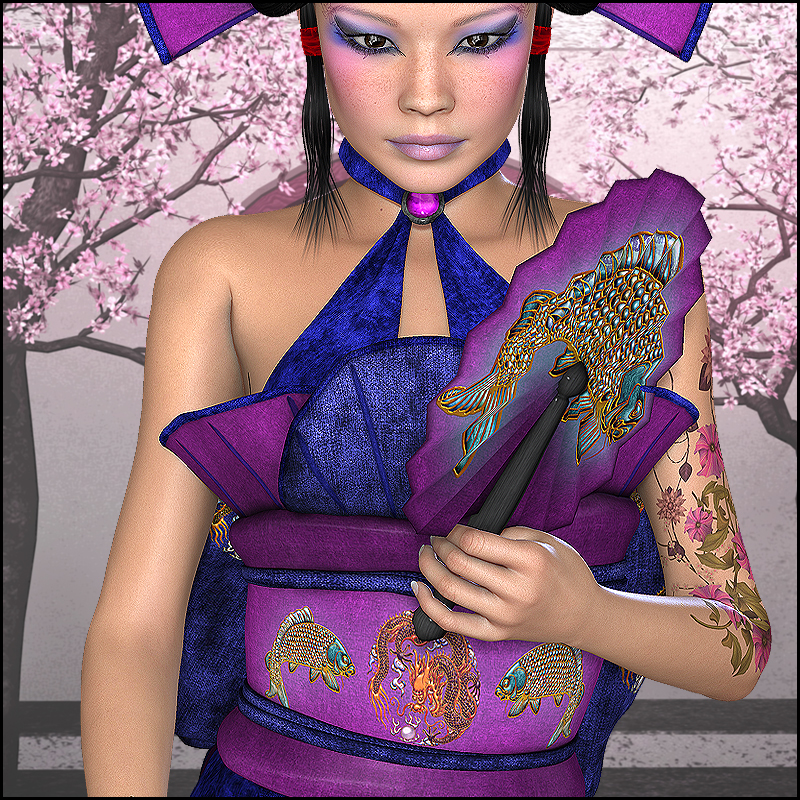 The Fan Dress for V4, A4, S4 and G4 by N/A