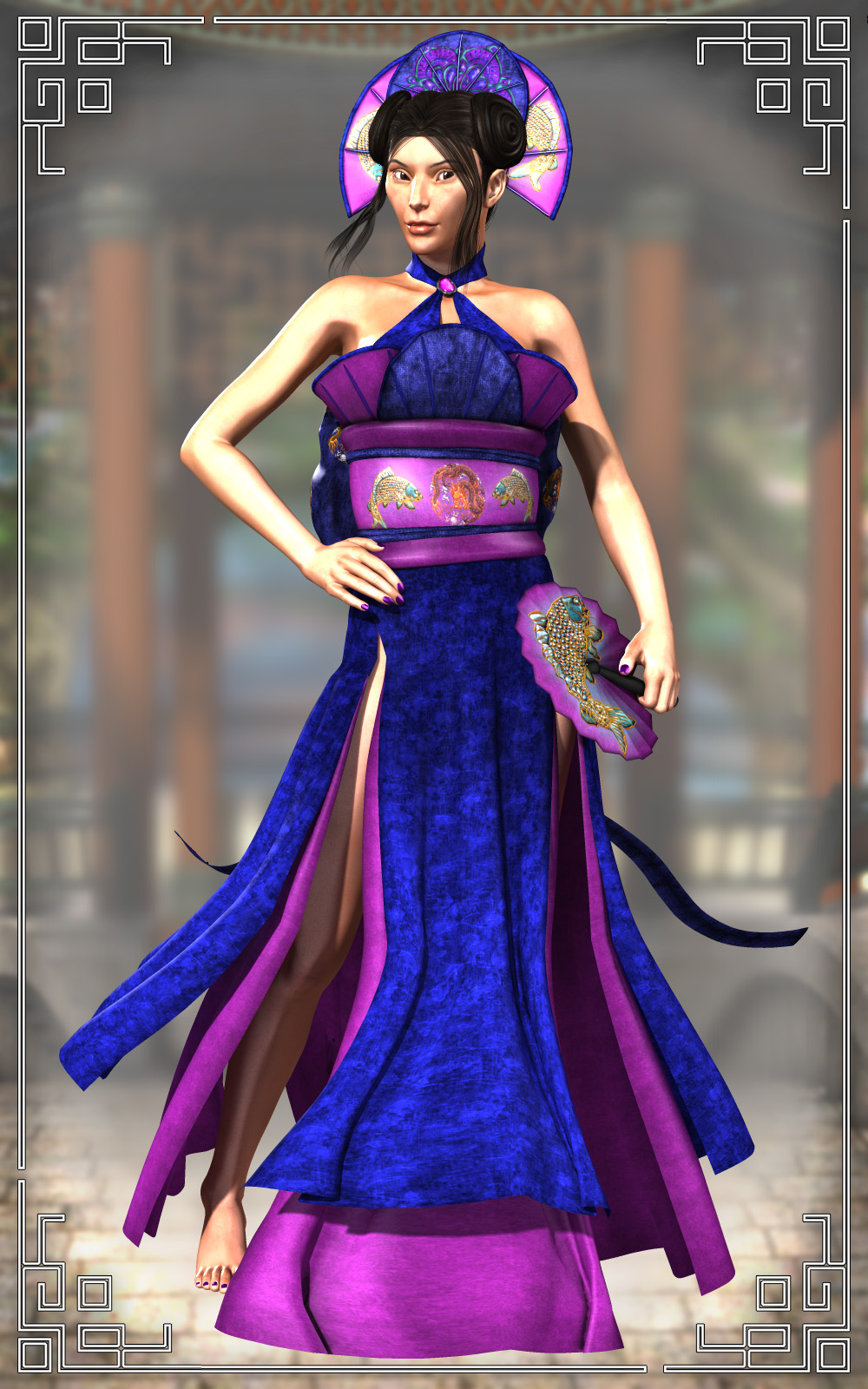 The Fan Dress for V4, A4, S4 and G4 by N/A