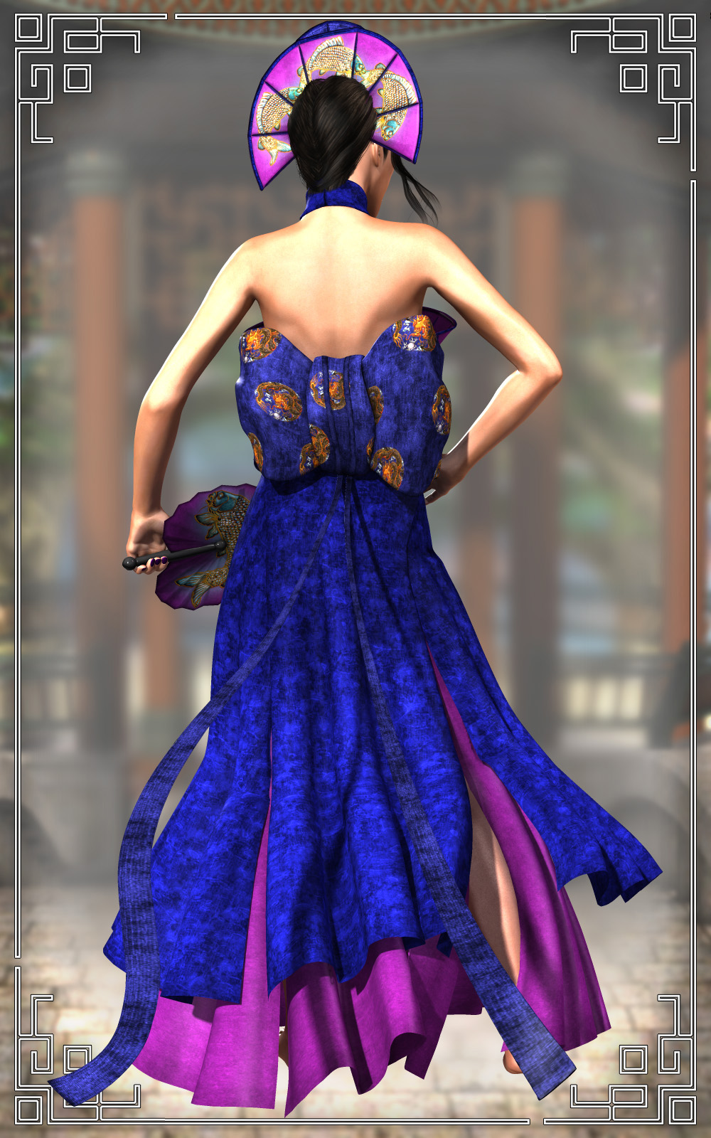 The Fan Dress for V4, A4, S4 and G4 by N/A