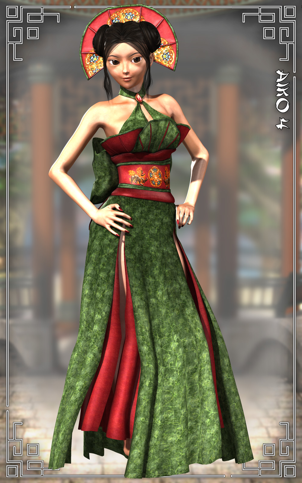 The Fan Dress for V4, A4, S4 and G4 by N/A
