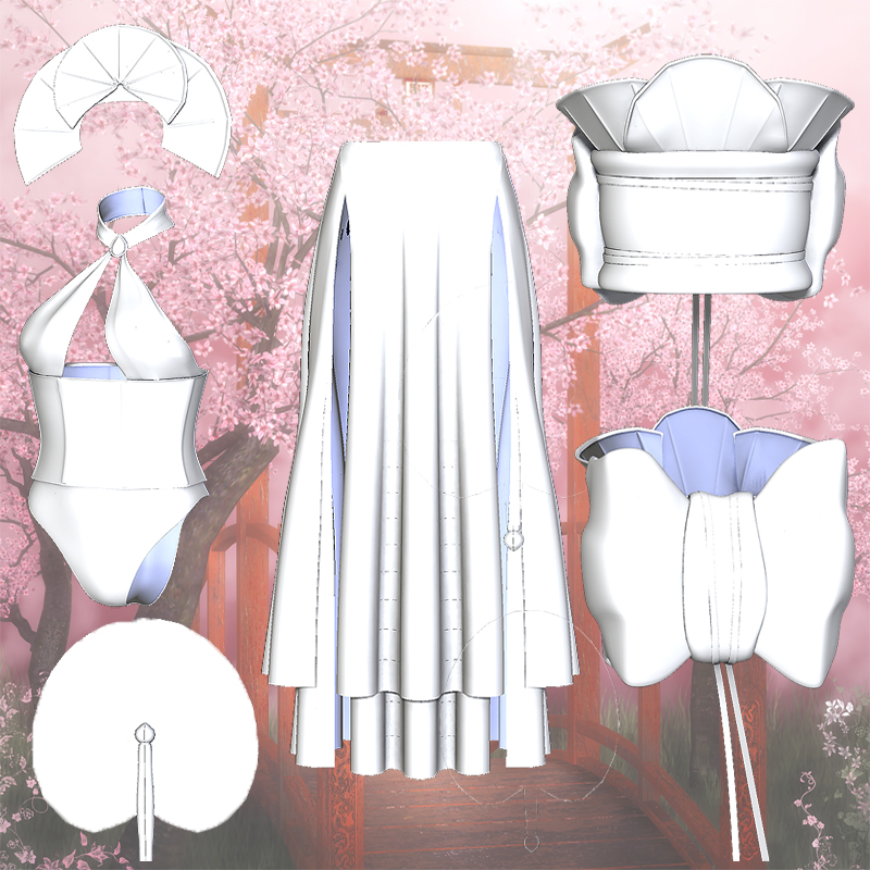 The Fan Dress for V4, A4, S4 and G4 by N/A