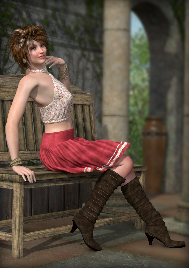 Always Summer with FREE Lydia Boots for V4 by N/A