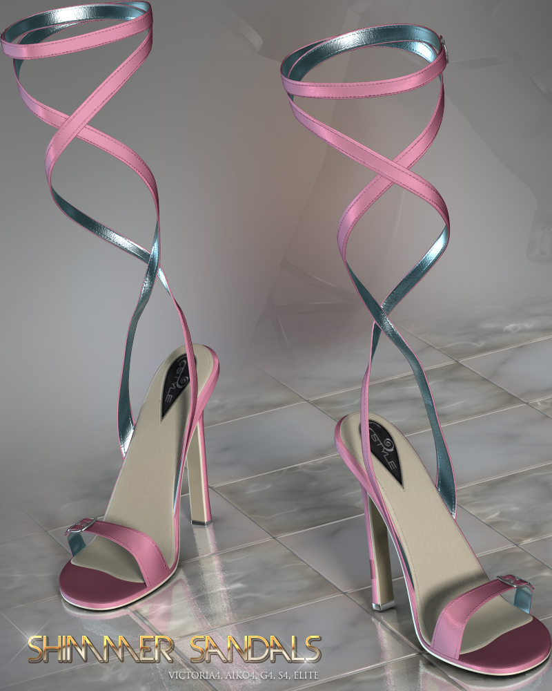 Shimmer Sandals by N/A